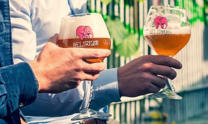 Delirium bier glazen